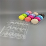 12pc macaron packaging clamshell